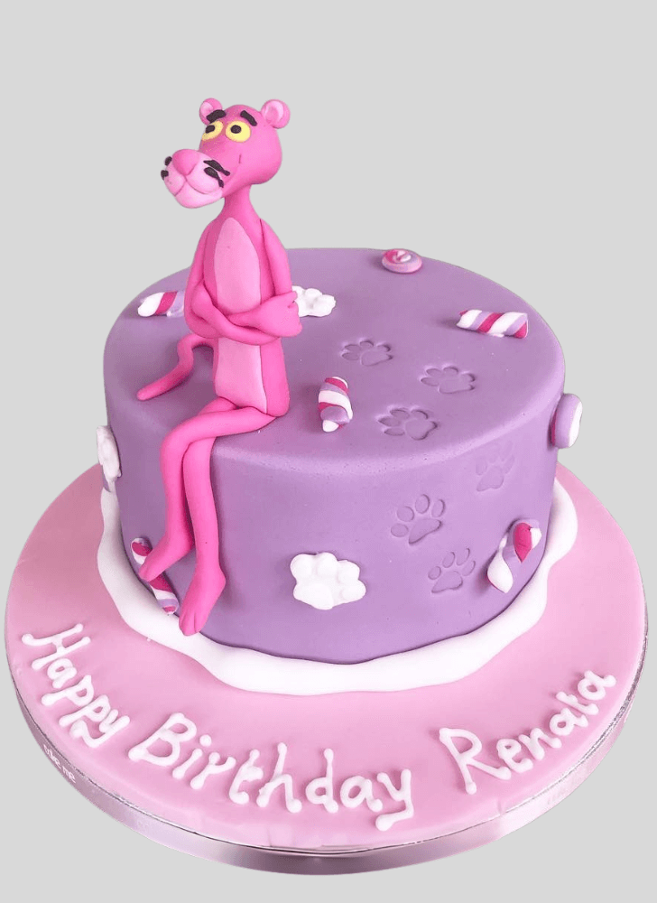Pretty Pink Panther Cake