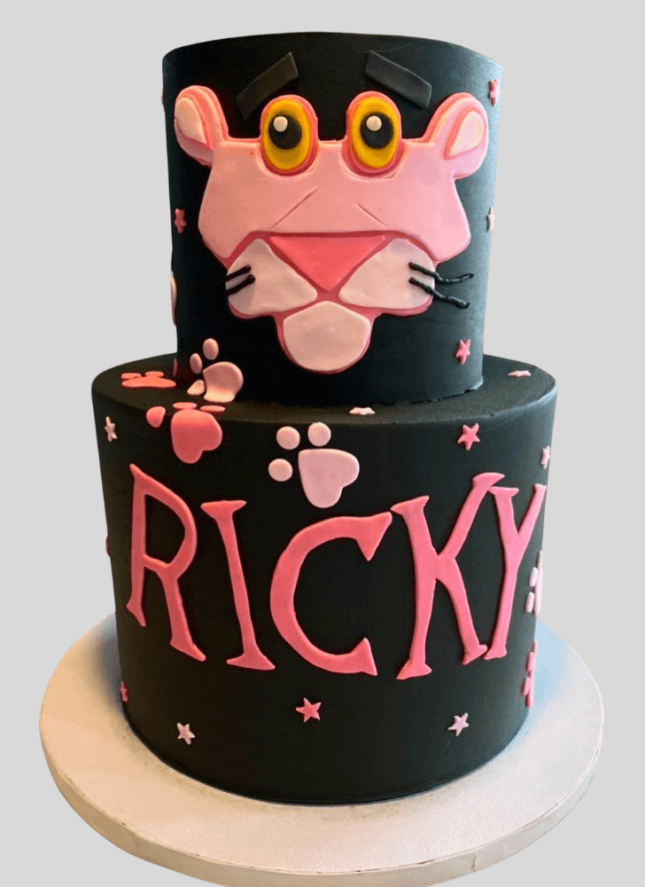 Slightly Pink Panther Cake