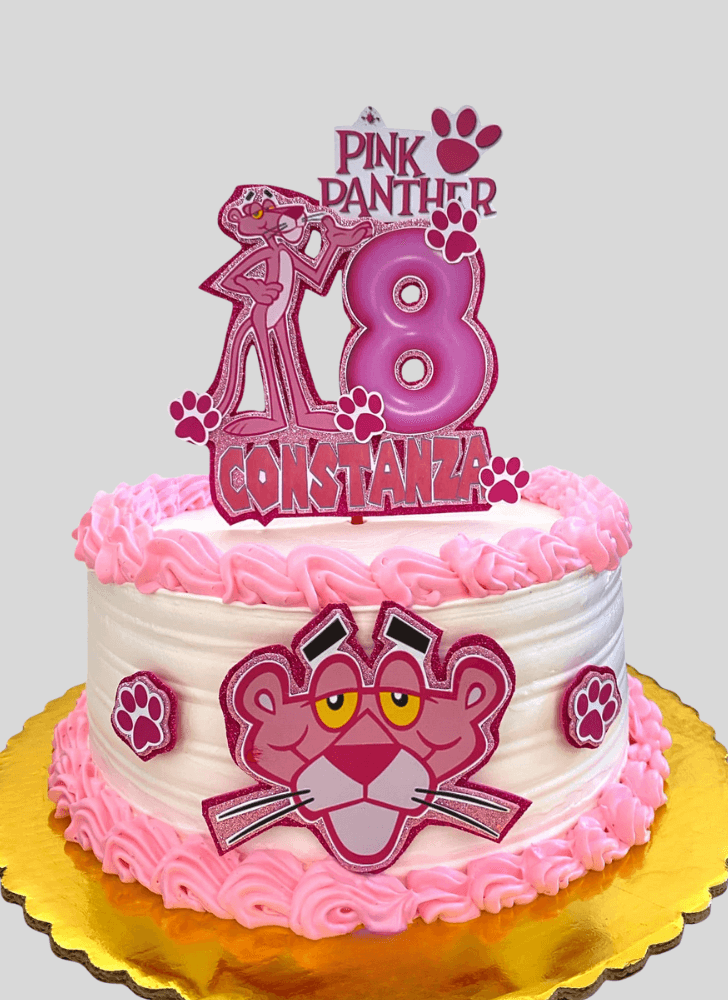 Superb Pink Panther Cake