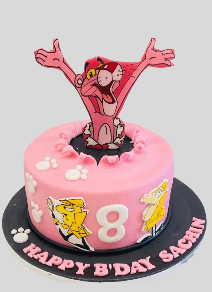 Wonderful Pink Panther Cake Design