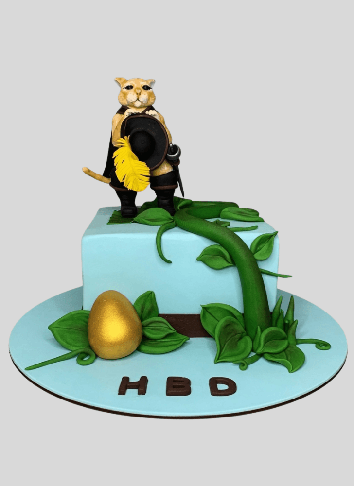 Beauteous Puss in Boots Cake