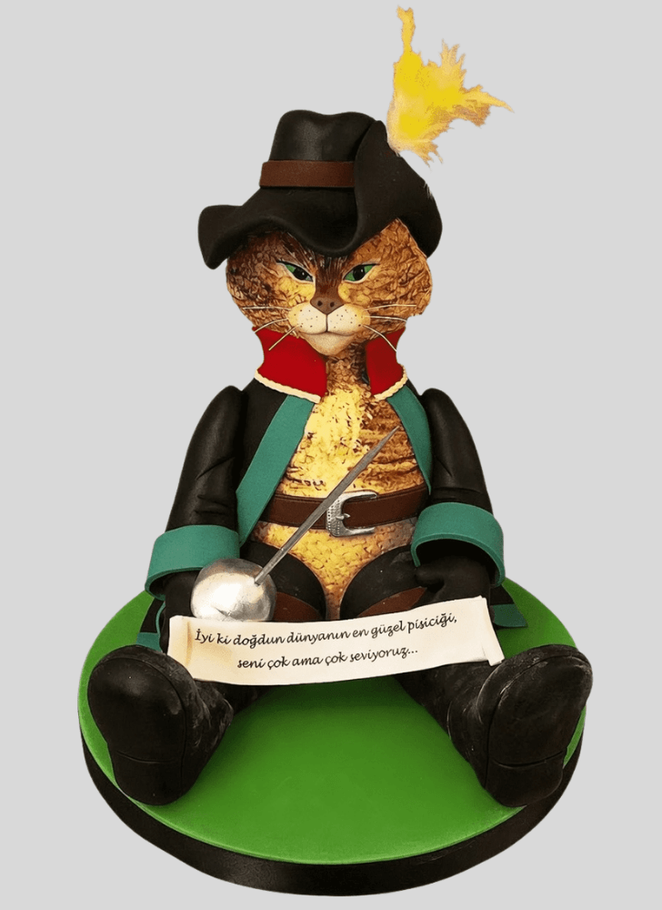 Enthralling Puss in Boots Cake