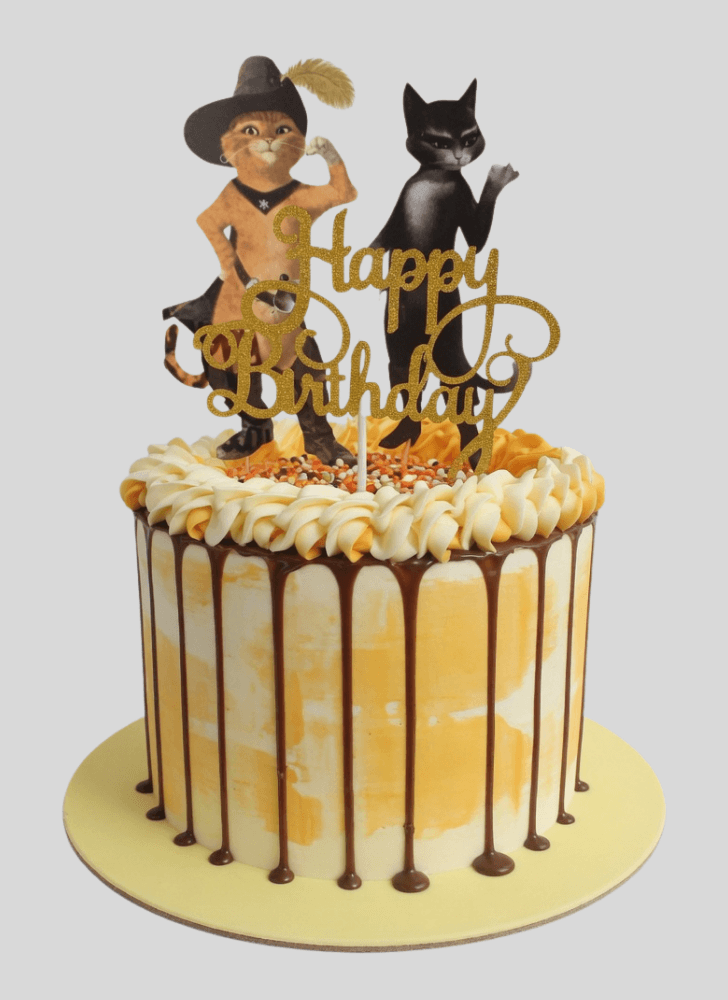 Mesmeric Puss in Boots Cake