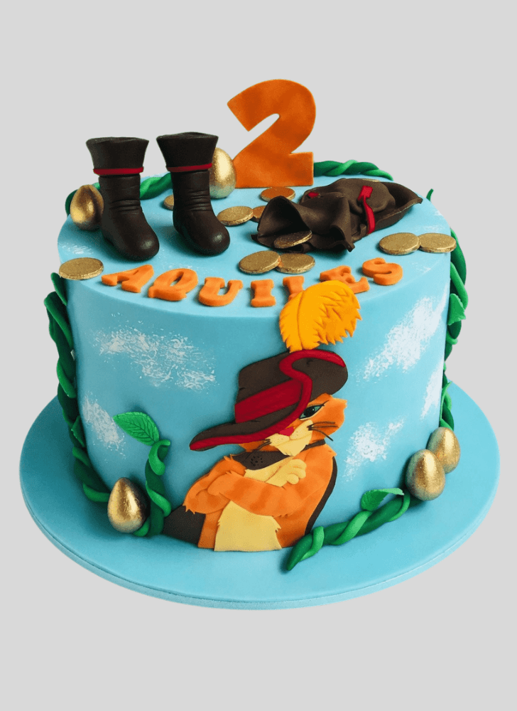 Pleasing Puss in Boots Cake