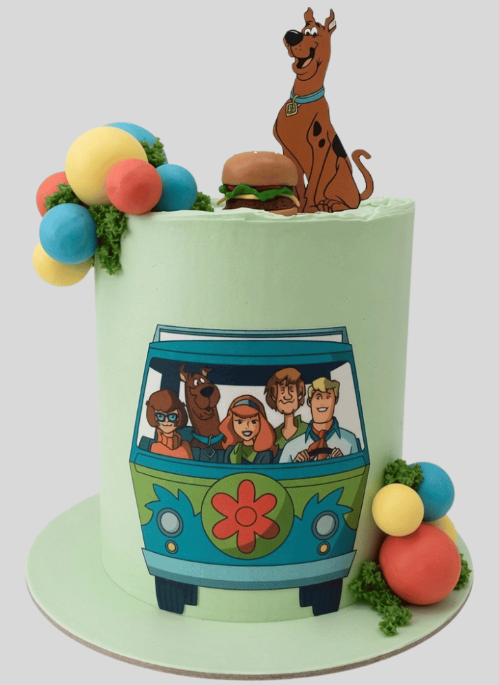 Handsome Scooby Doo Cake