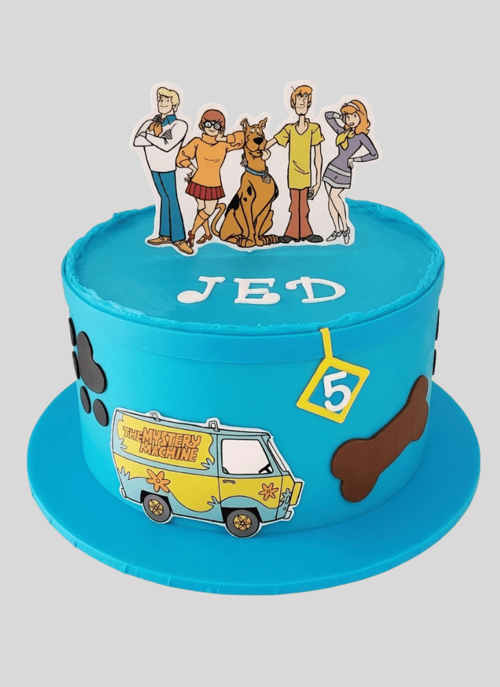Magnetic Scooby Doo Cake