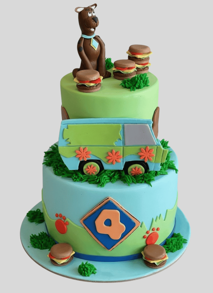 Pleasing Scooby Doo Cake