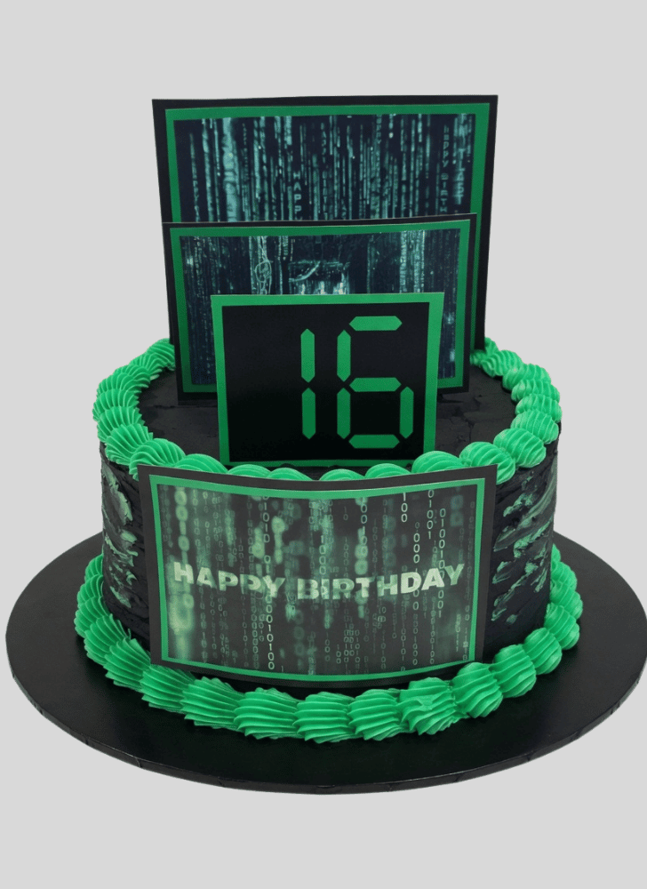 Dazzling Matrix Cake