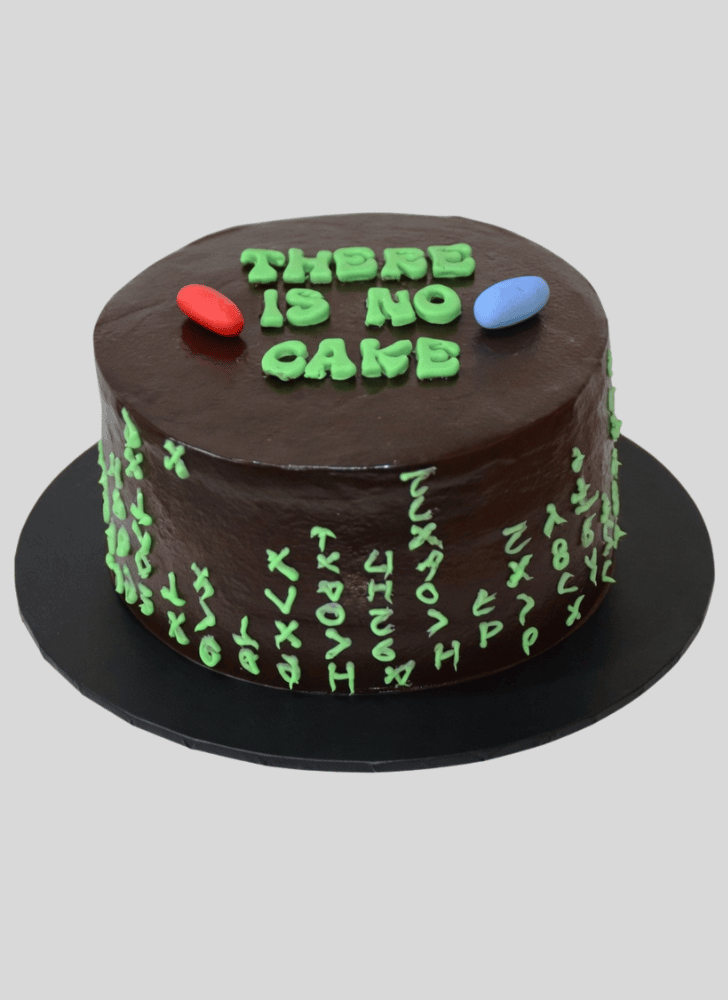 Lovely Matrix Cake Design