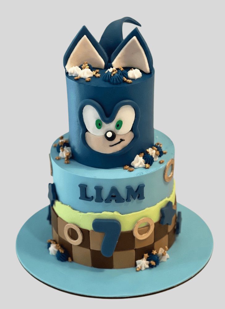 Bewitching Sonic the Hedgehog Cake