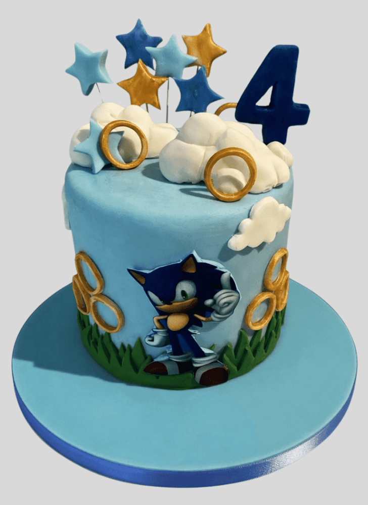 Captivating Sonic the Hedgehog Cake