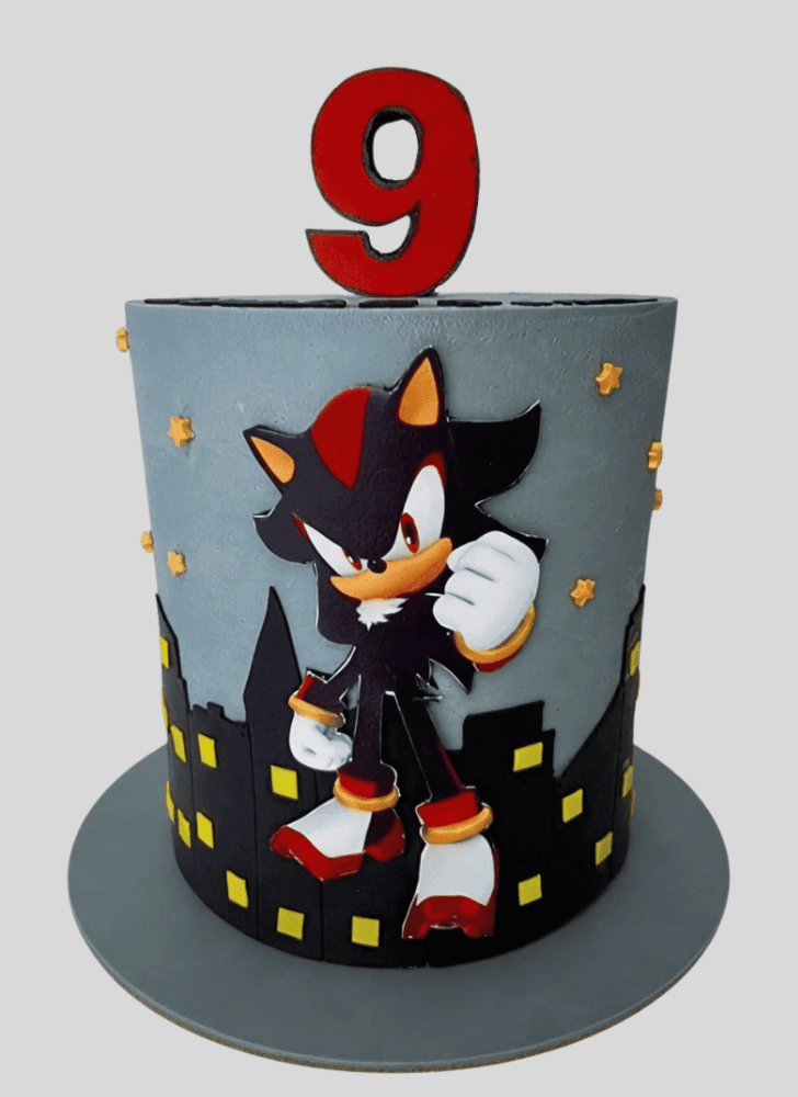 Classy Sonic the Hedgehog Cake