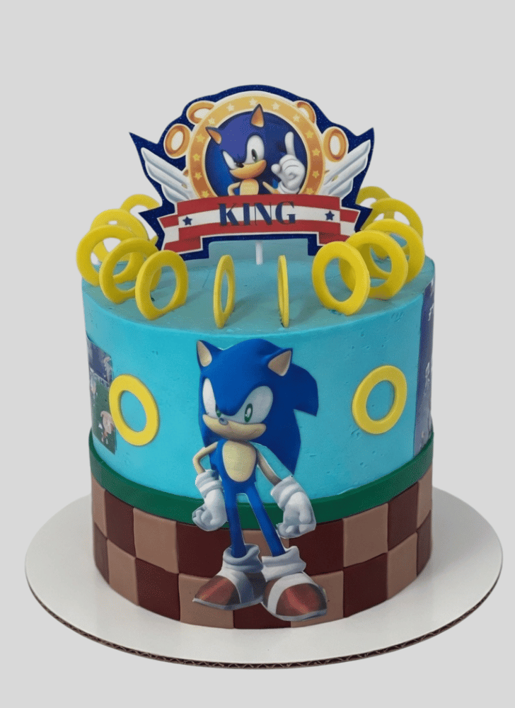 Excellent Sonic the Hedgehog Cake
