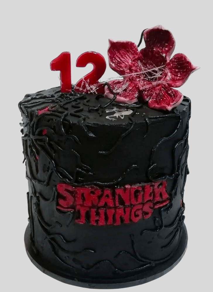 Angelic Stranger Things Cake