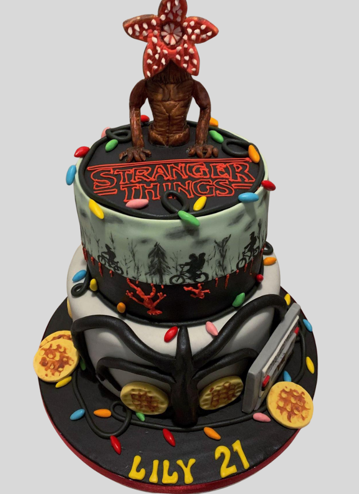 Classy Stranger Things Cake