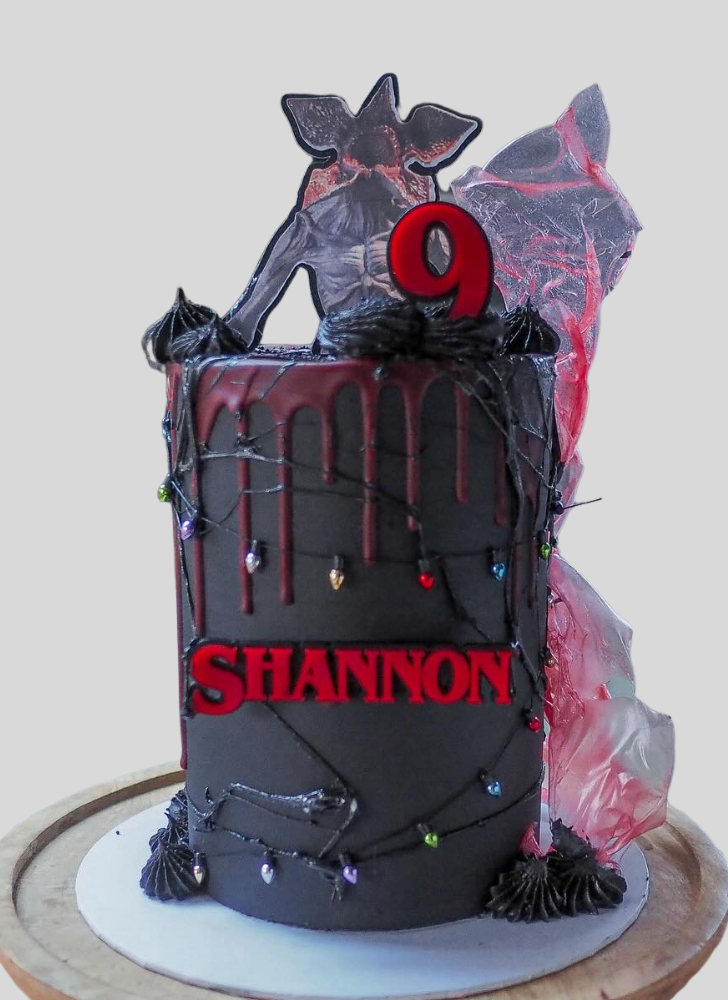 Delicate Stranger Things Cake