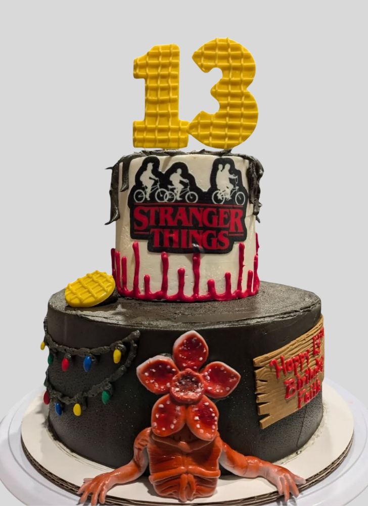 Delightful Stranger Things Cake