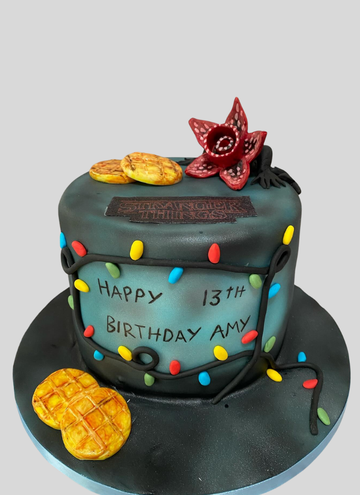 Elegant Stranger Things Cake