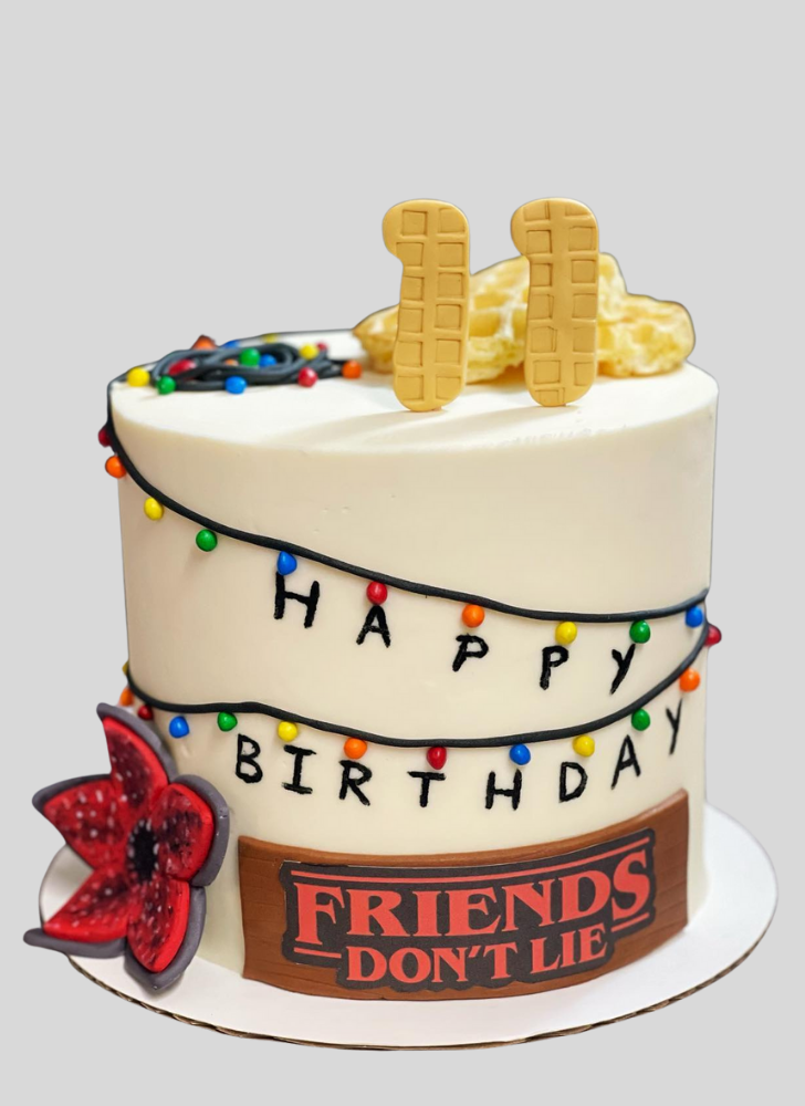 Nice Stranger Things Cake