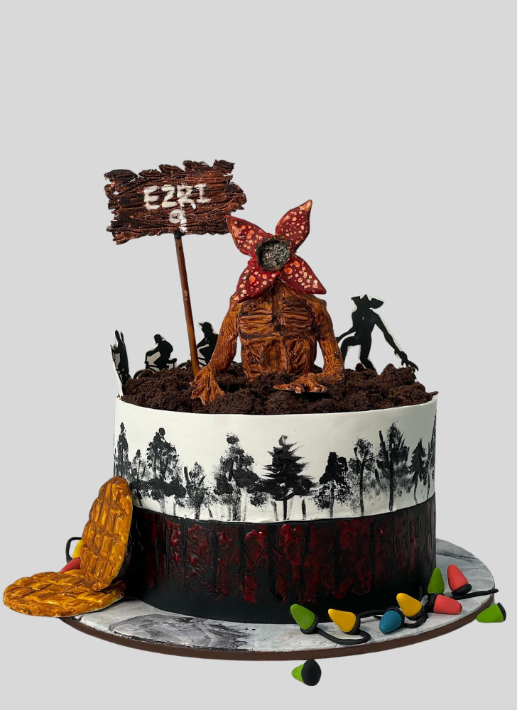 Pretty Stranger Things Cake