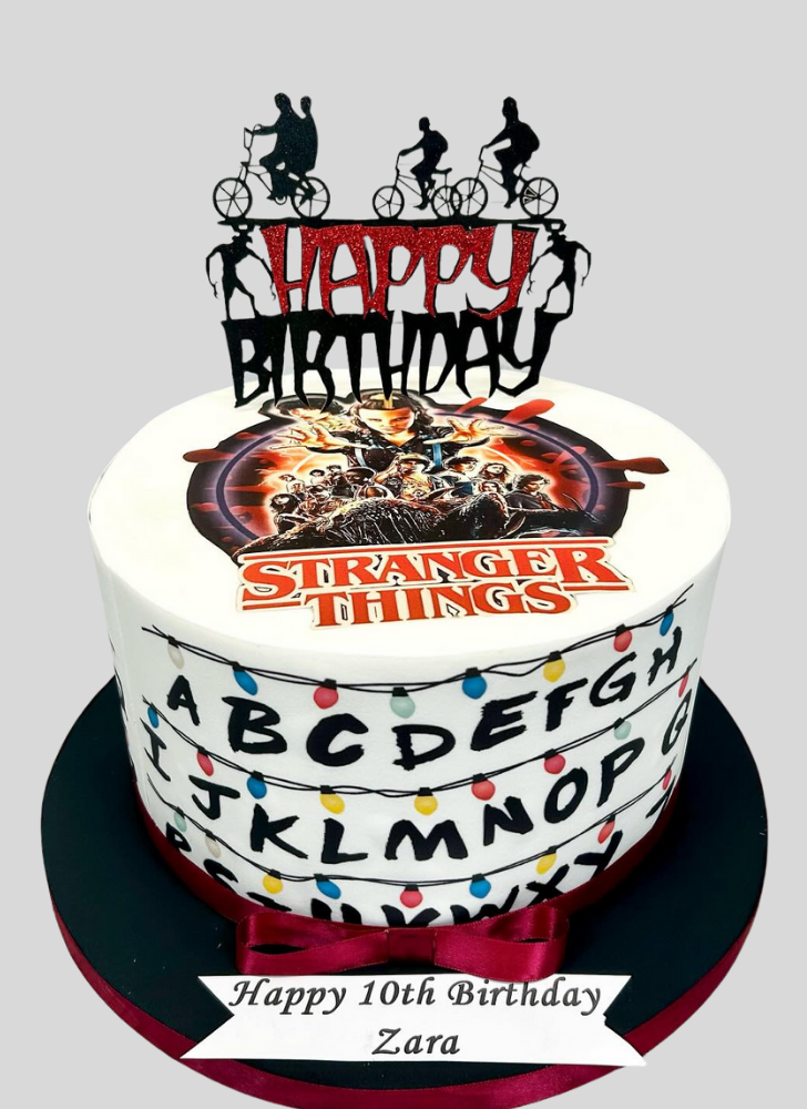 Radiant Stranger Things Cake