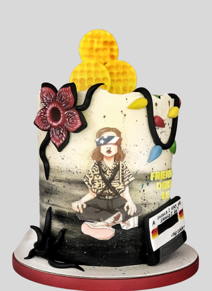 Resplendent Stranger Things Cake