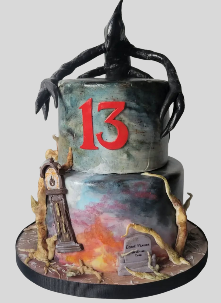 Slightly Stranger Things Cake