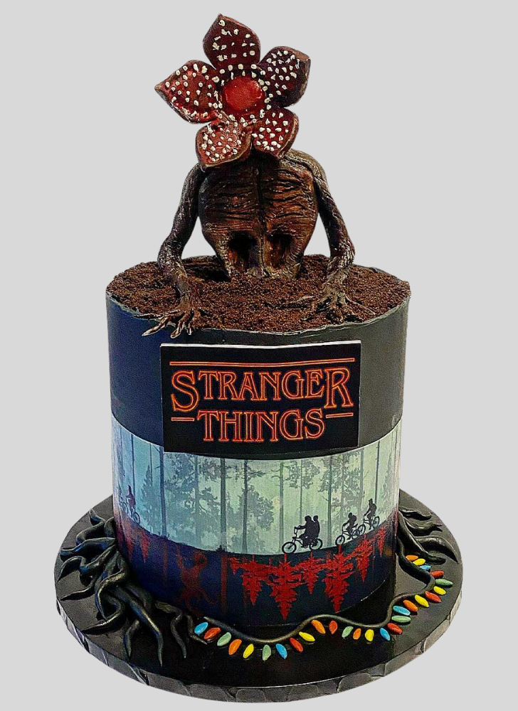 Superb Stranger Things Cake