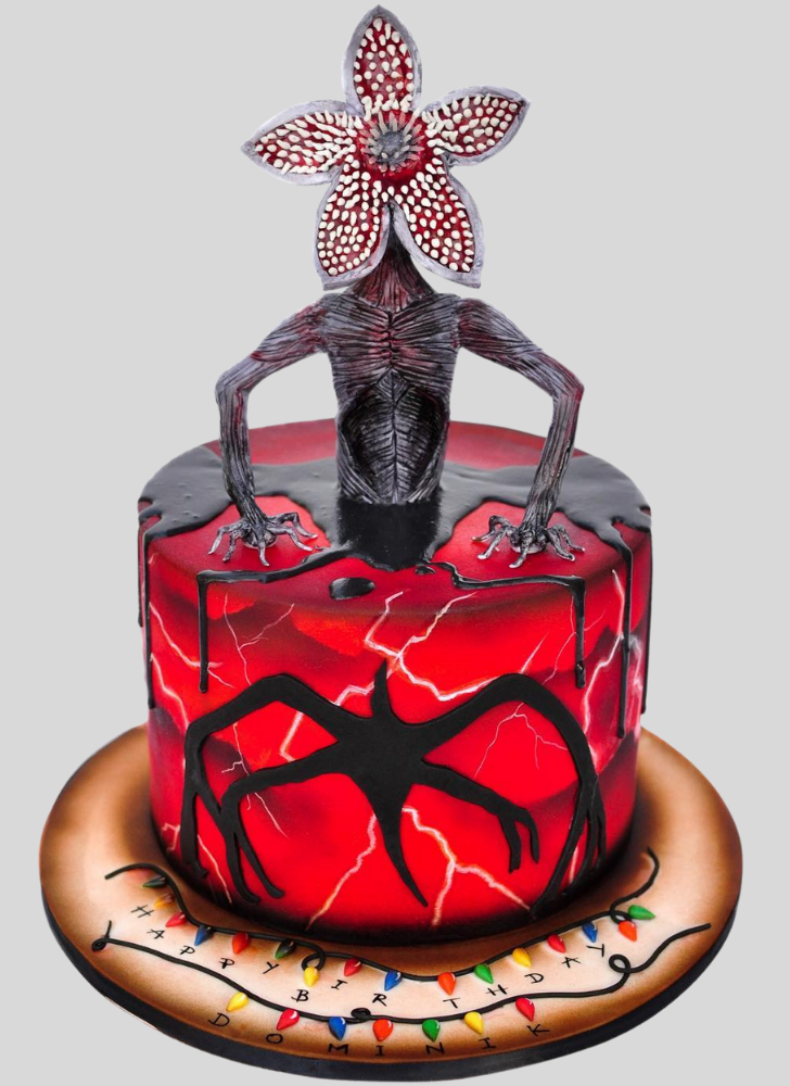 Wonderful Stranger Things Cake Design