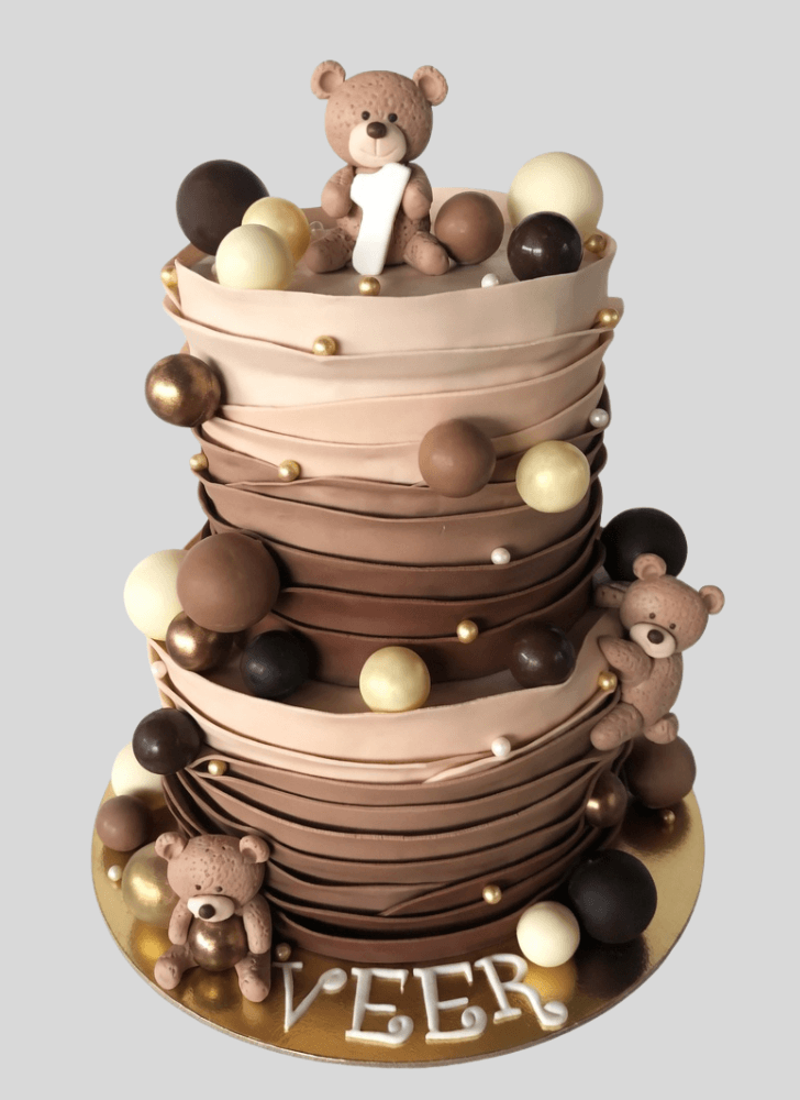 Alluring Teddy Bear Cake