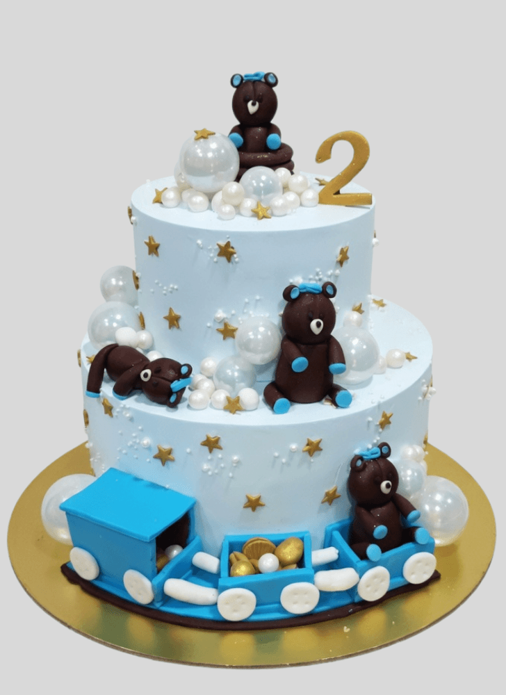 Captivating Teddy Bear Cake