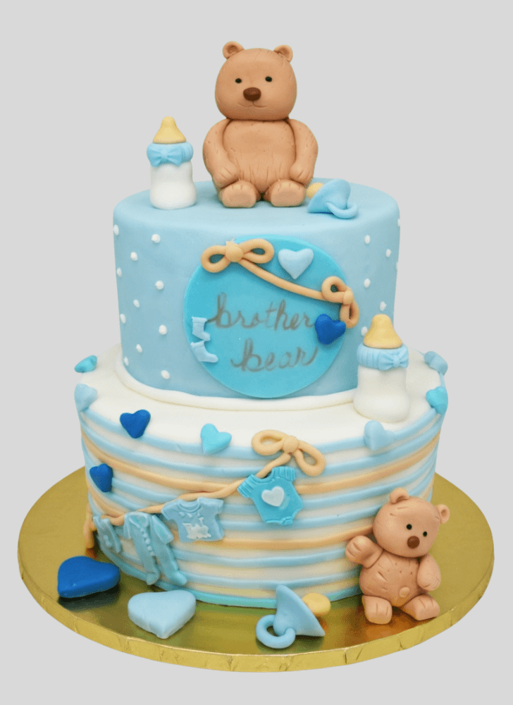 Charming Teddy Bear Cake