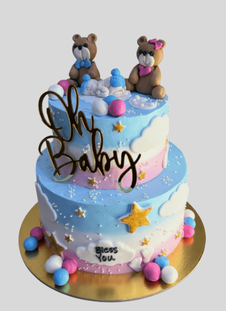 Classy Teddy Bear Cake