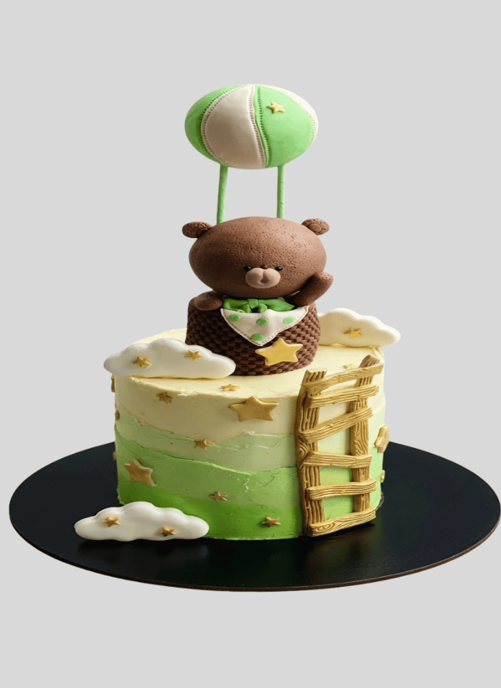 Elegant Teddy Bear Cake