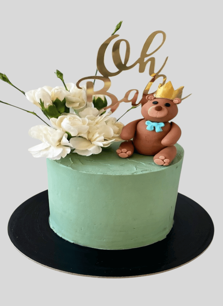 Good Looking Teddy Bear Cake