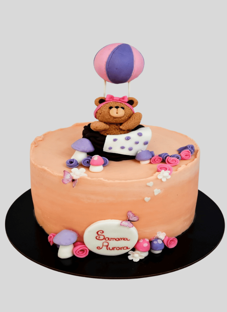 Graceful Teddy Bear Cake