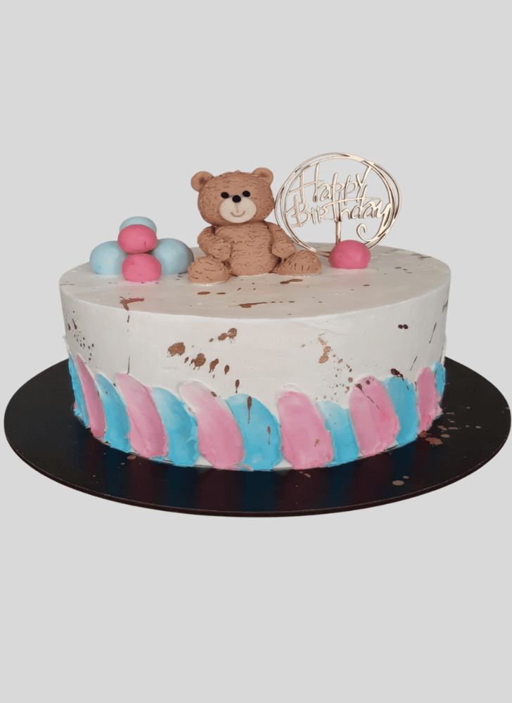 Lovely Teddy Bear Cake Design