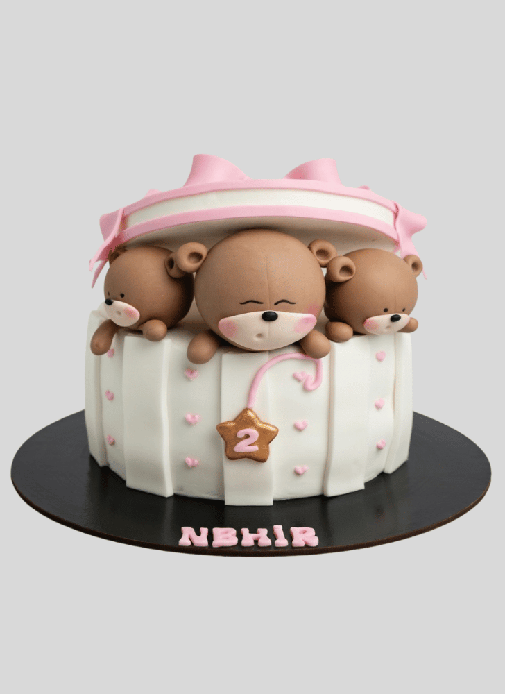 Refined Teddy Bear Cake