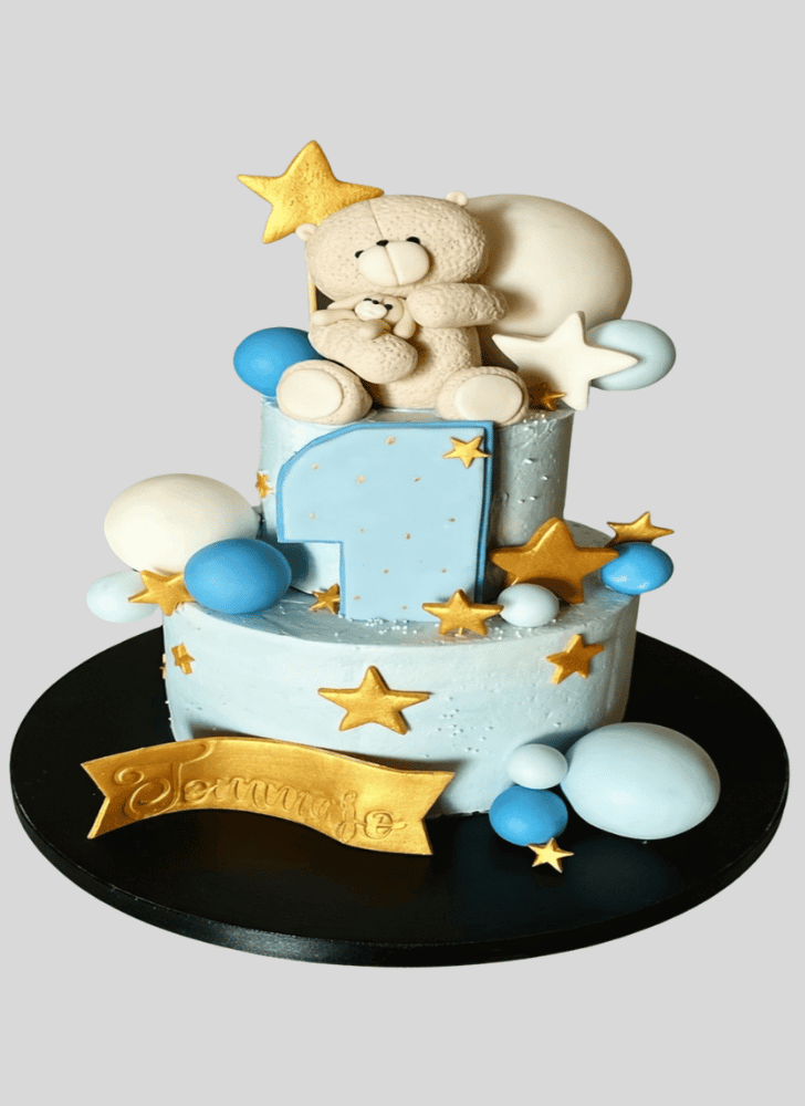 Resplendent Teddy Bear Cake