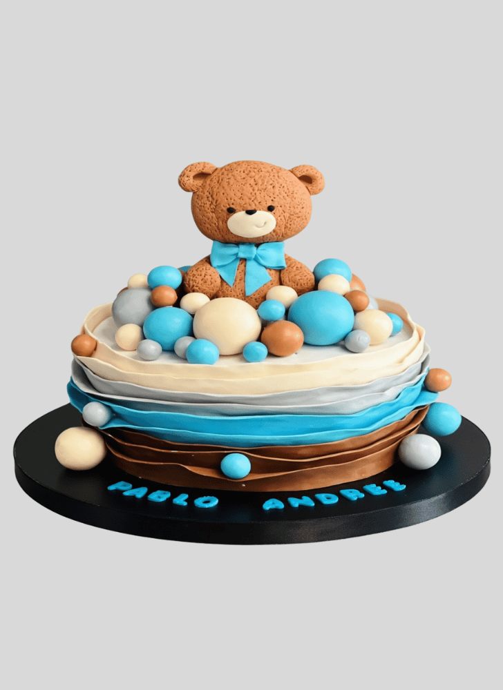 Wonderful Teddy Bear Cake Design