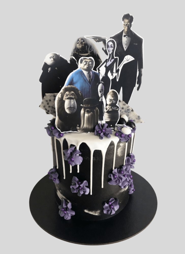 Admirable The Addams Family Cake Design