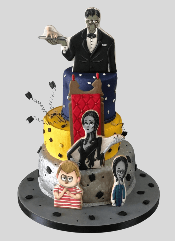 Charming The Addams Family Cake