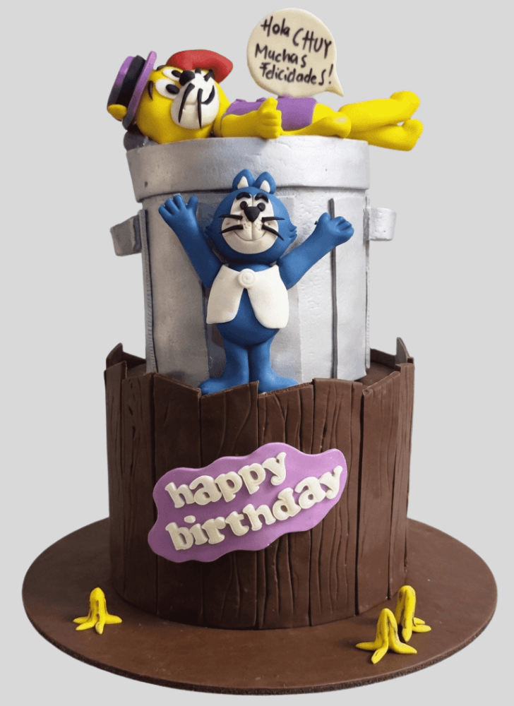 Bewitching Top Cat Cake