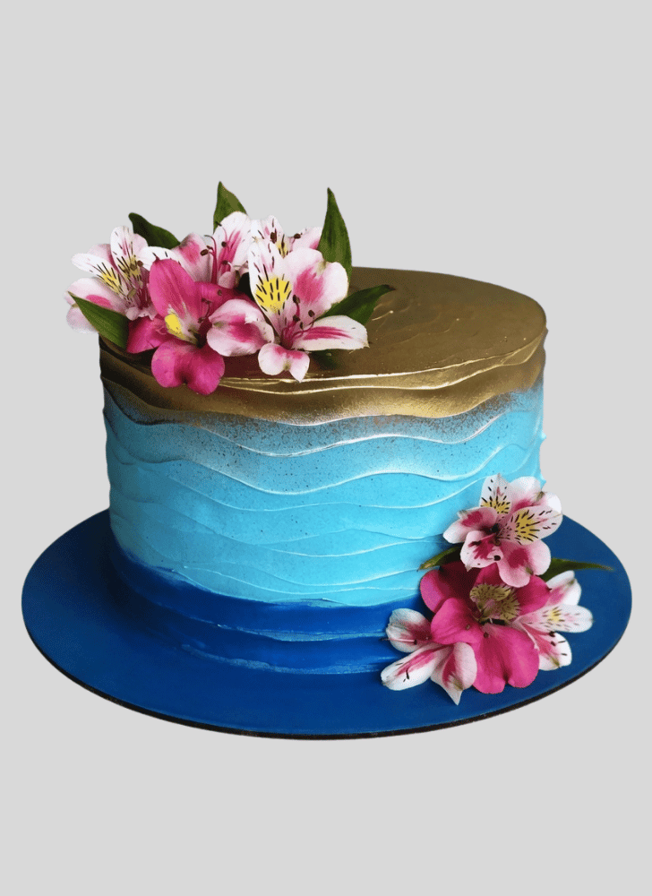 Captivating Wave Cake