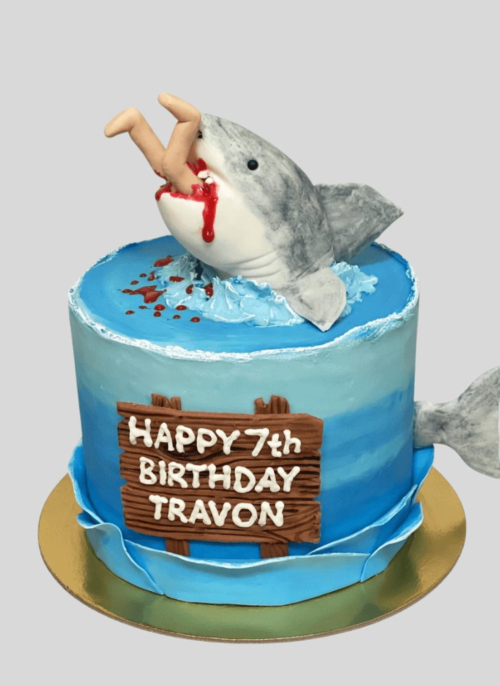 Fetching Jaws Cake