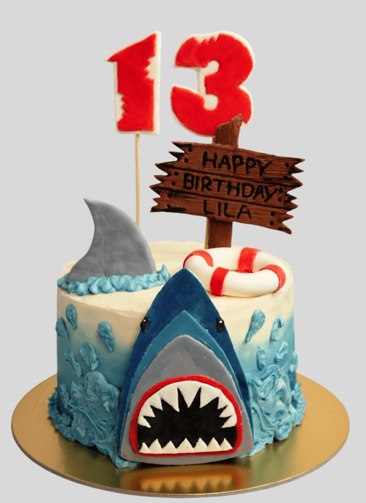 Good Looking Jaws Cake