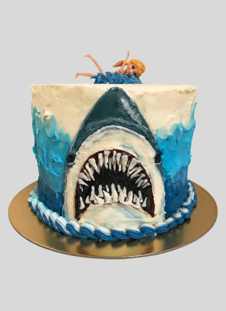 Inviting Jaws Cake