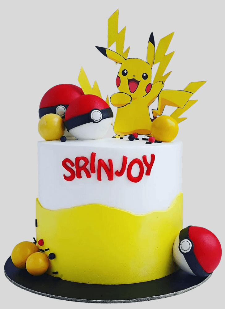 Adorable Pikachu Cake