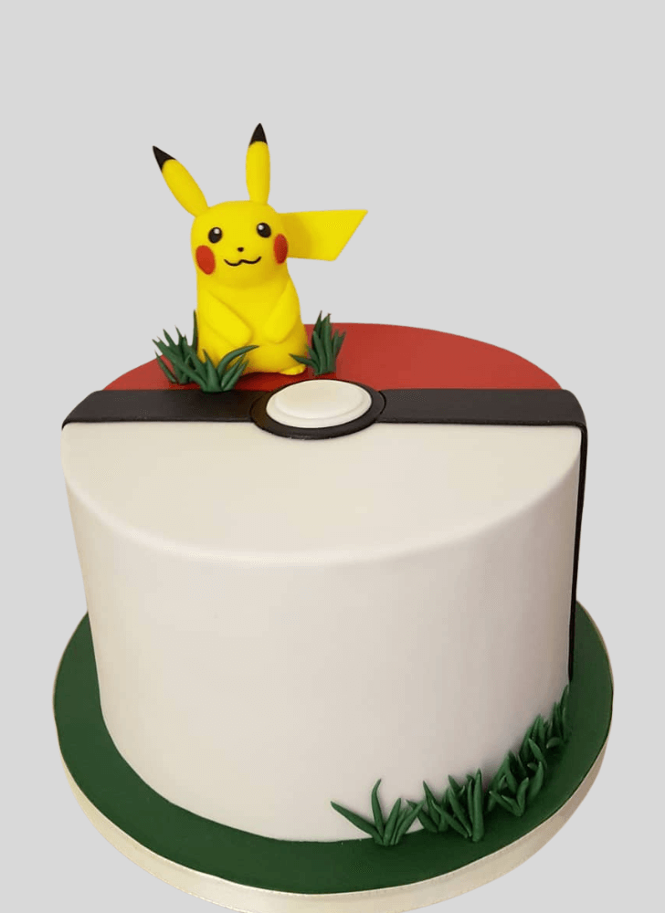 Appealing Pikachu Cake