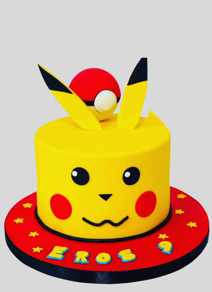 Charming Pikachu Cake
